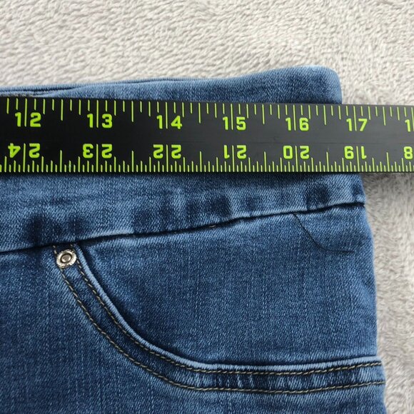 Lee Womens Jeans Size 14P Blue Denim Slim Fit Sculpting Stretch Straight Leg - Picture 5 of 12